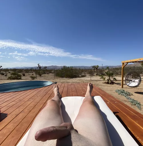 Getting some sun 🍆☀️