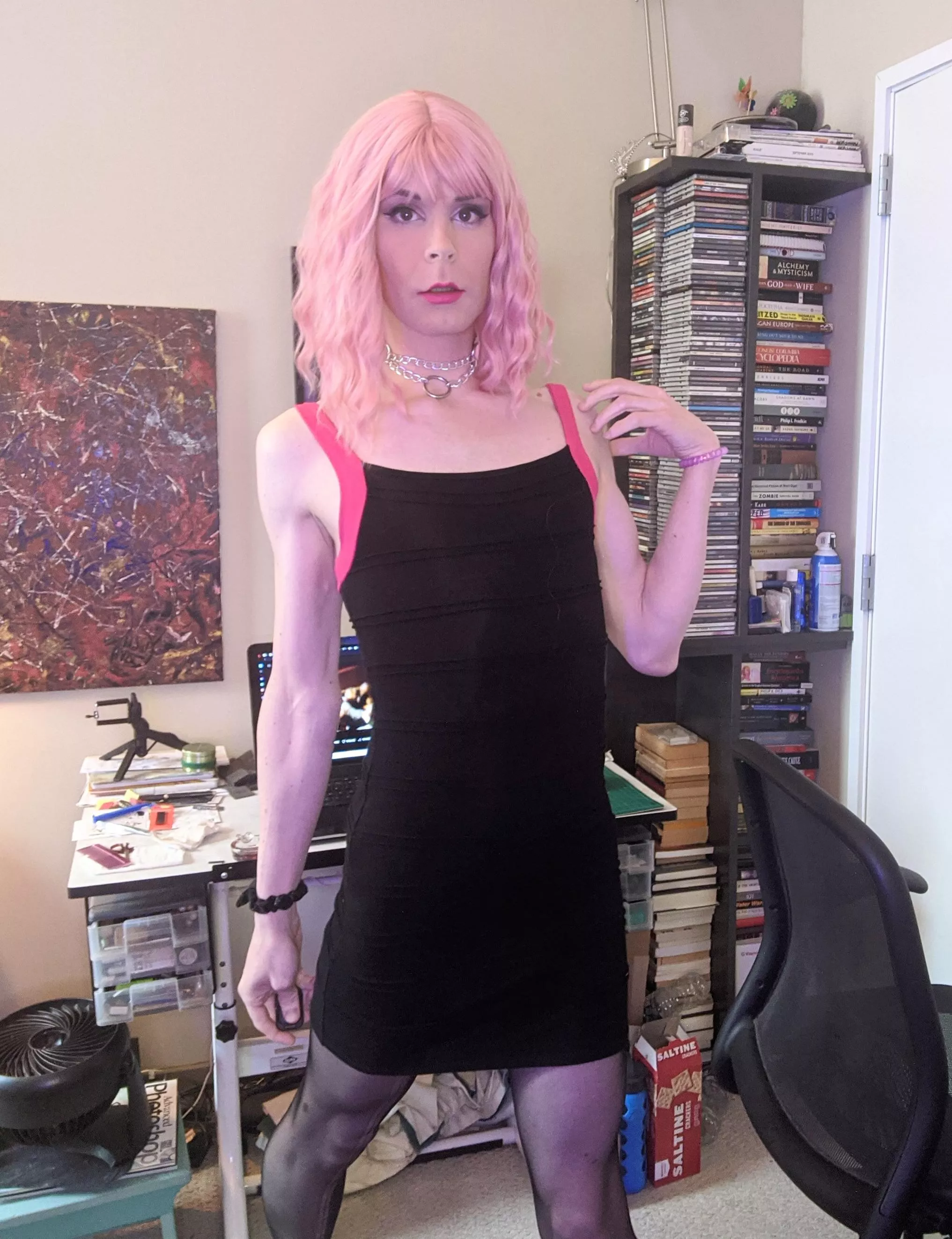 getting used to the pink