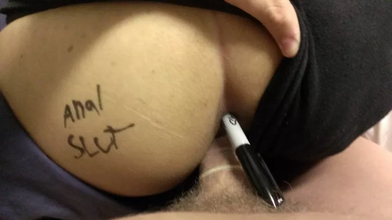 Gf and I had a bit of fun, a sharpie was involved