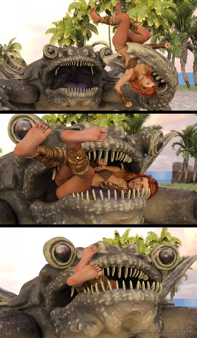 Giant Crab Monster Eats Jungle Girl (?/Crab Monster)(F/Human)(Soft)(Oral)(unwilling)(nsfw)(OC: WormsignVore Animations) Giant Crab Monster Eats Jungle Girl (?/Crab Monster)(F/Human)(Soft)(Oral)(unwilling)(nsfw)(OC: WormsignVore Animations)
