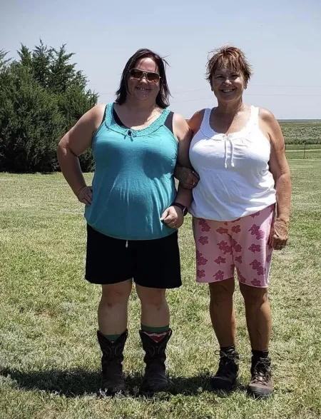 Gilf on the right has some massive knockers!