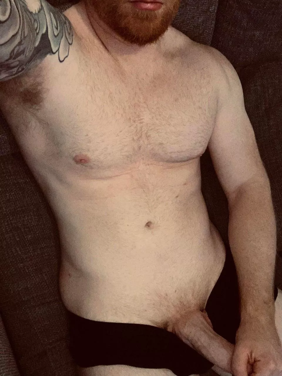 Ginger beard and ginger boner….oh and a few tattoos! Hope everyone likes