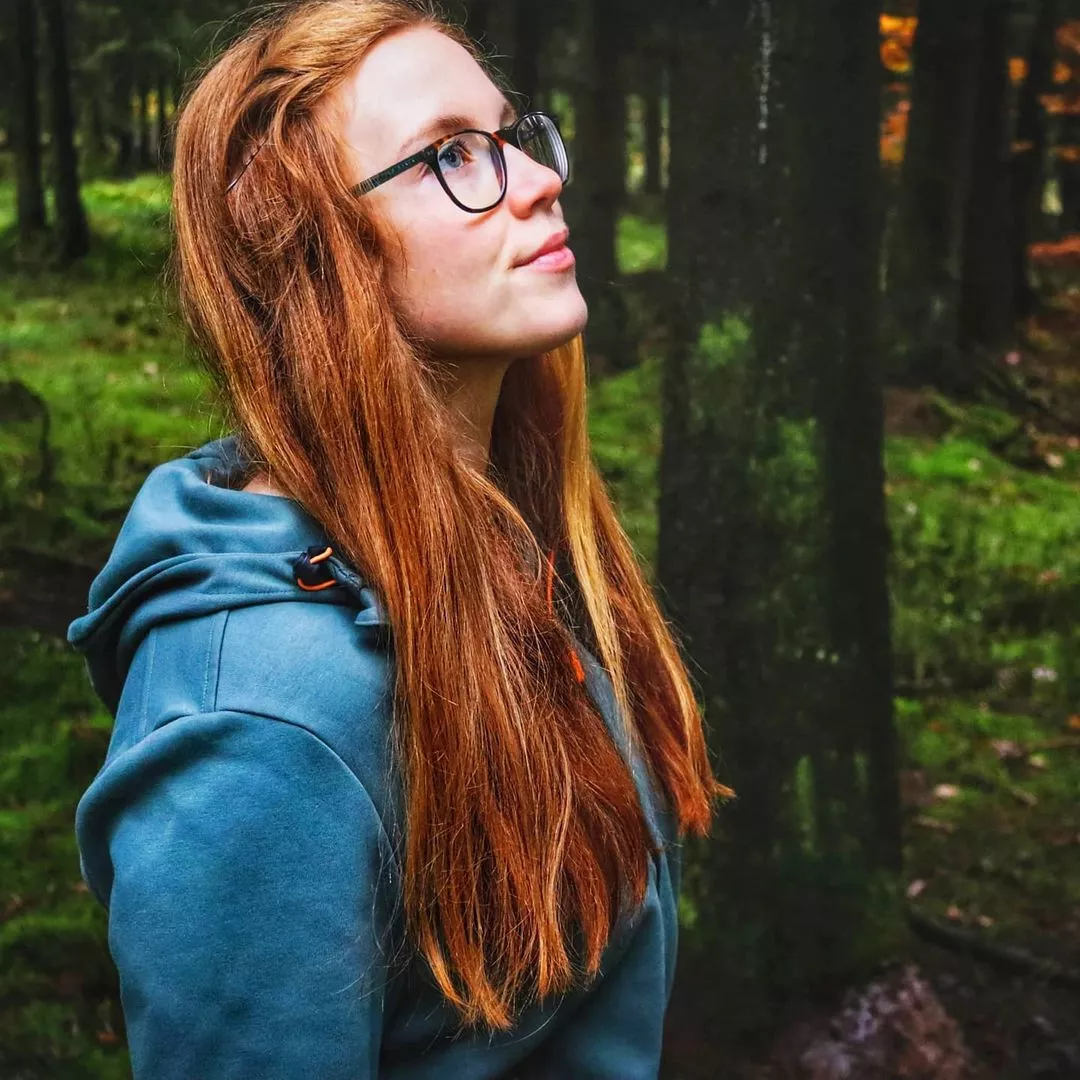 Ginger in the woods Ginger in the woods