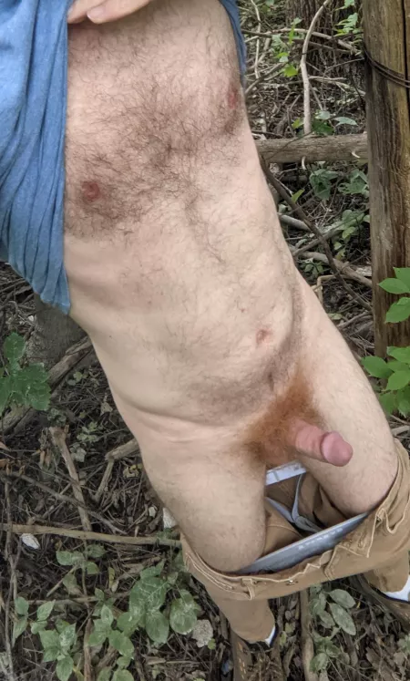 Ginger pubes aren't great camouflage. Almost got caught! 😈