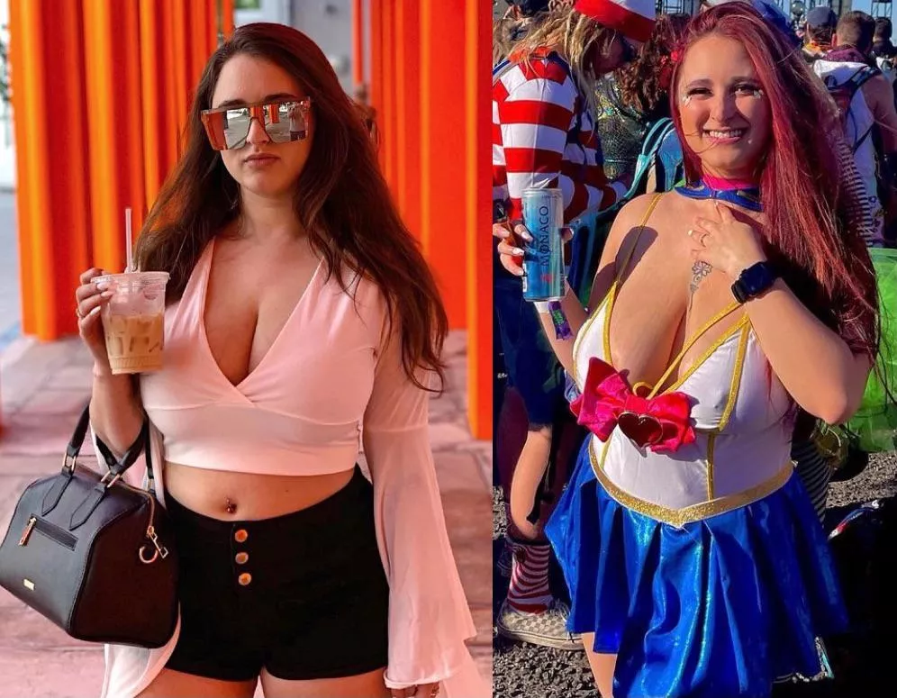 Girl with big boobs -> huge and veiny pierced boobs (21-24 years old) [album later]