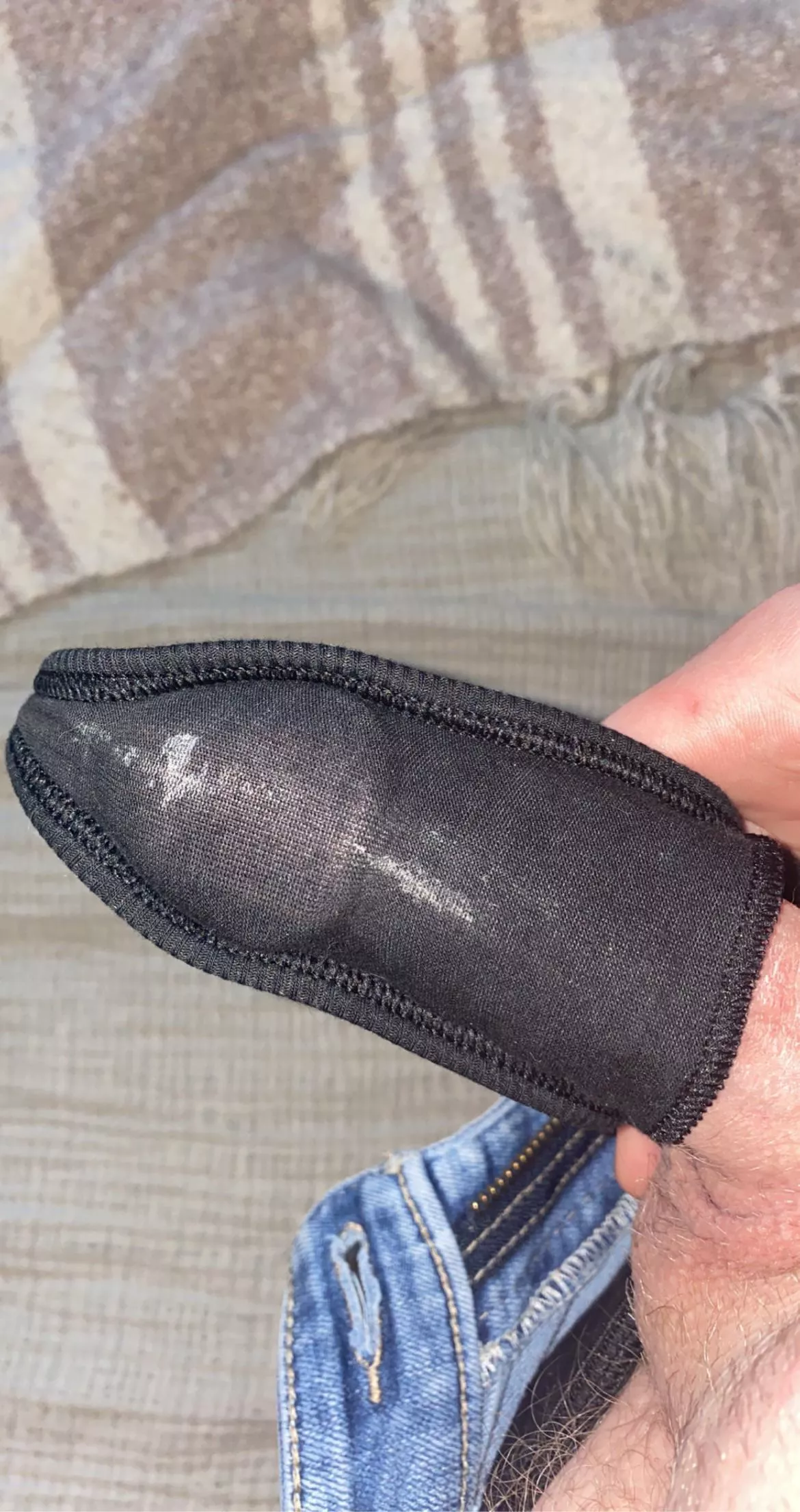 Girlfriends dirty thong