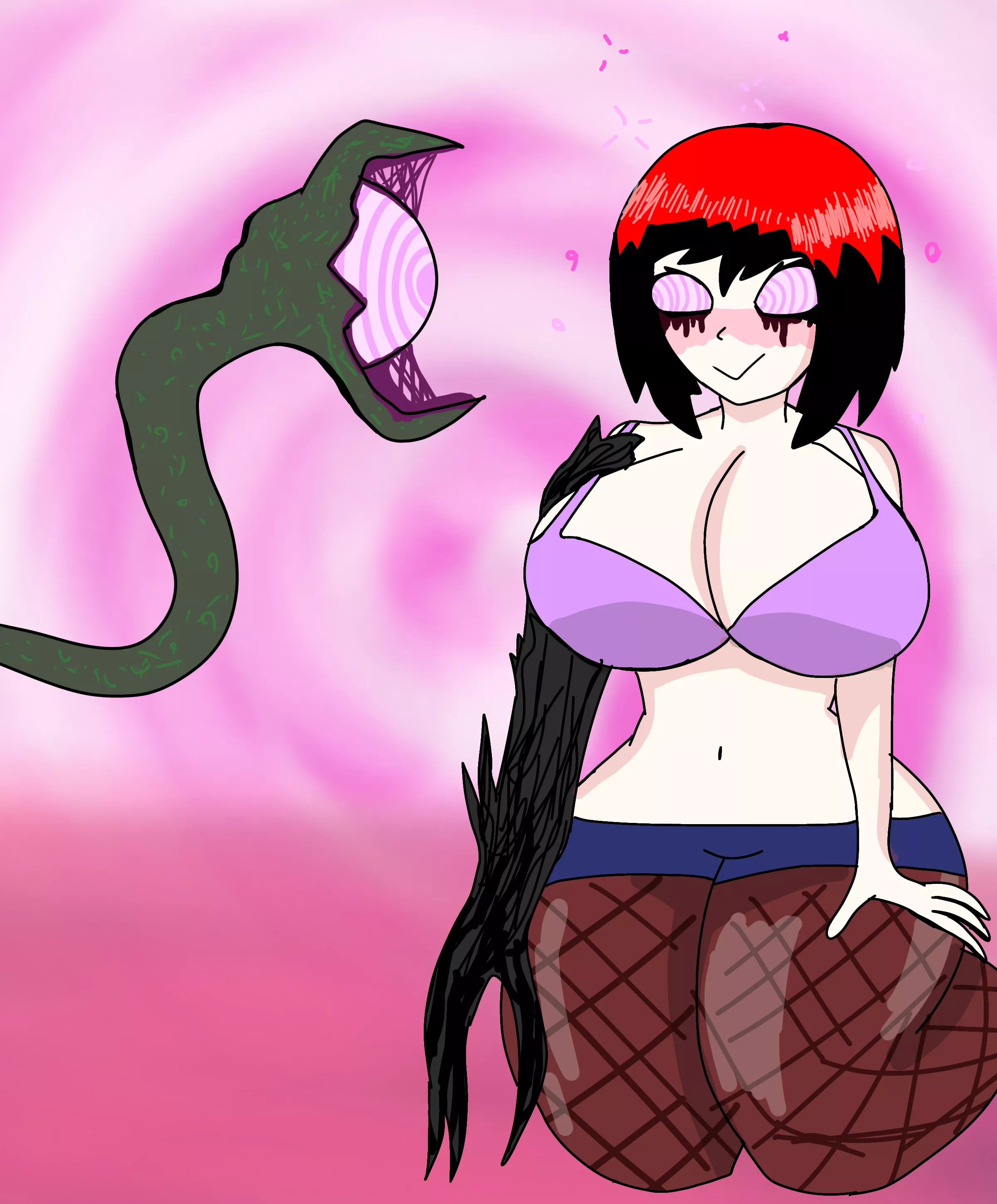 Give in. Give in to the tentacle thing! (Artist is TheFahuzGleaner)