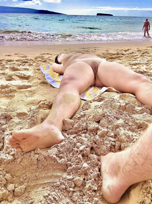 Giving everyone behind us a good view 🌊