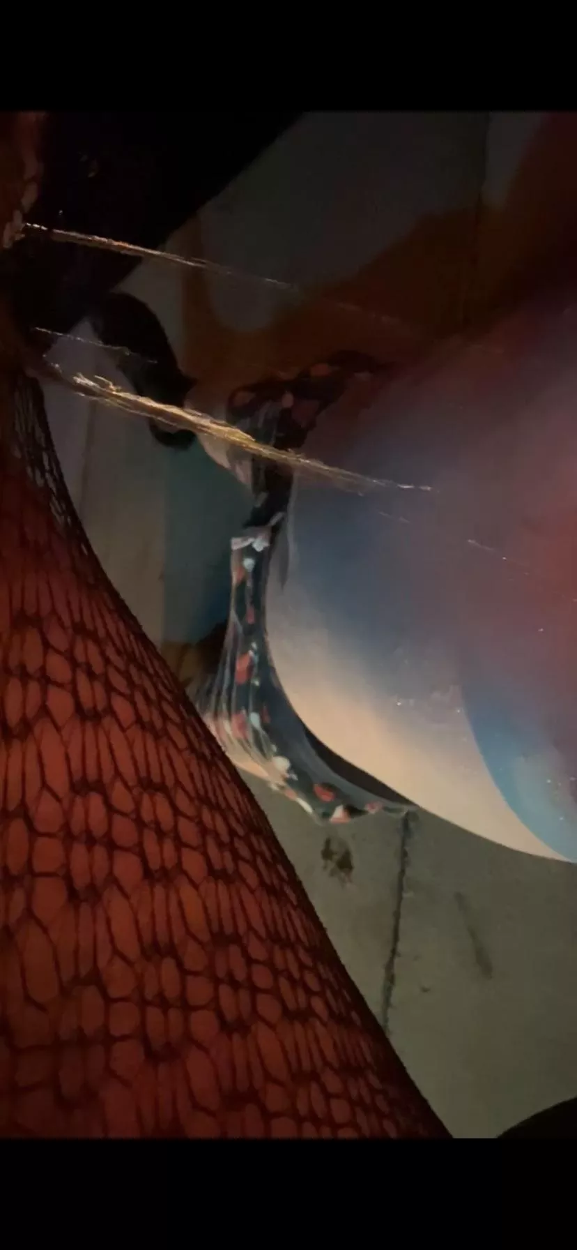 Giving my boyfriend his first golden shower. It was my first time as well. Screenshot from our video ;)