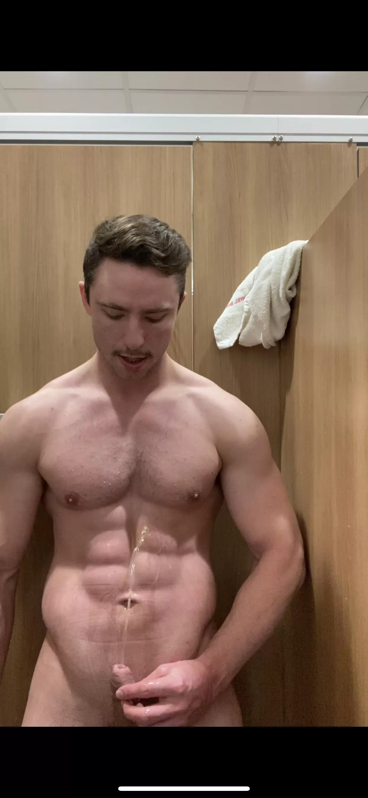 Giving myself a warm shower 😝