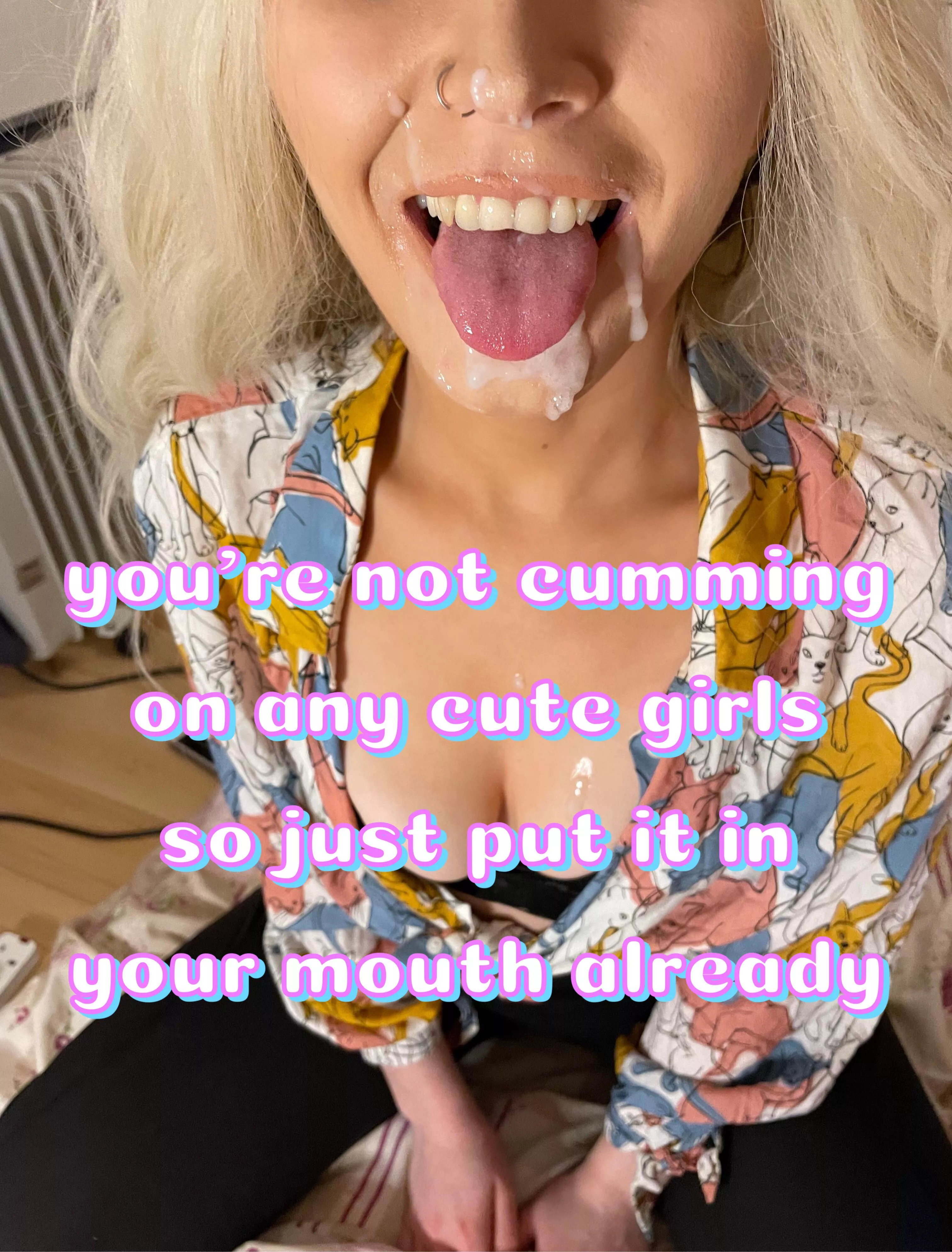 Go ahead beta, I promise it’s yummy and feels so good once you do it! Go ahead beta, I promise it’s yummy and feels so good once you do it!