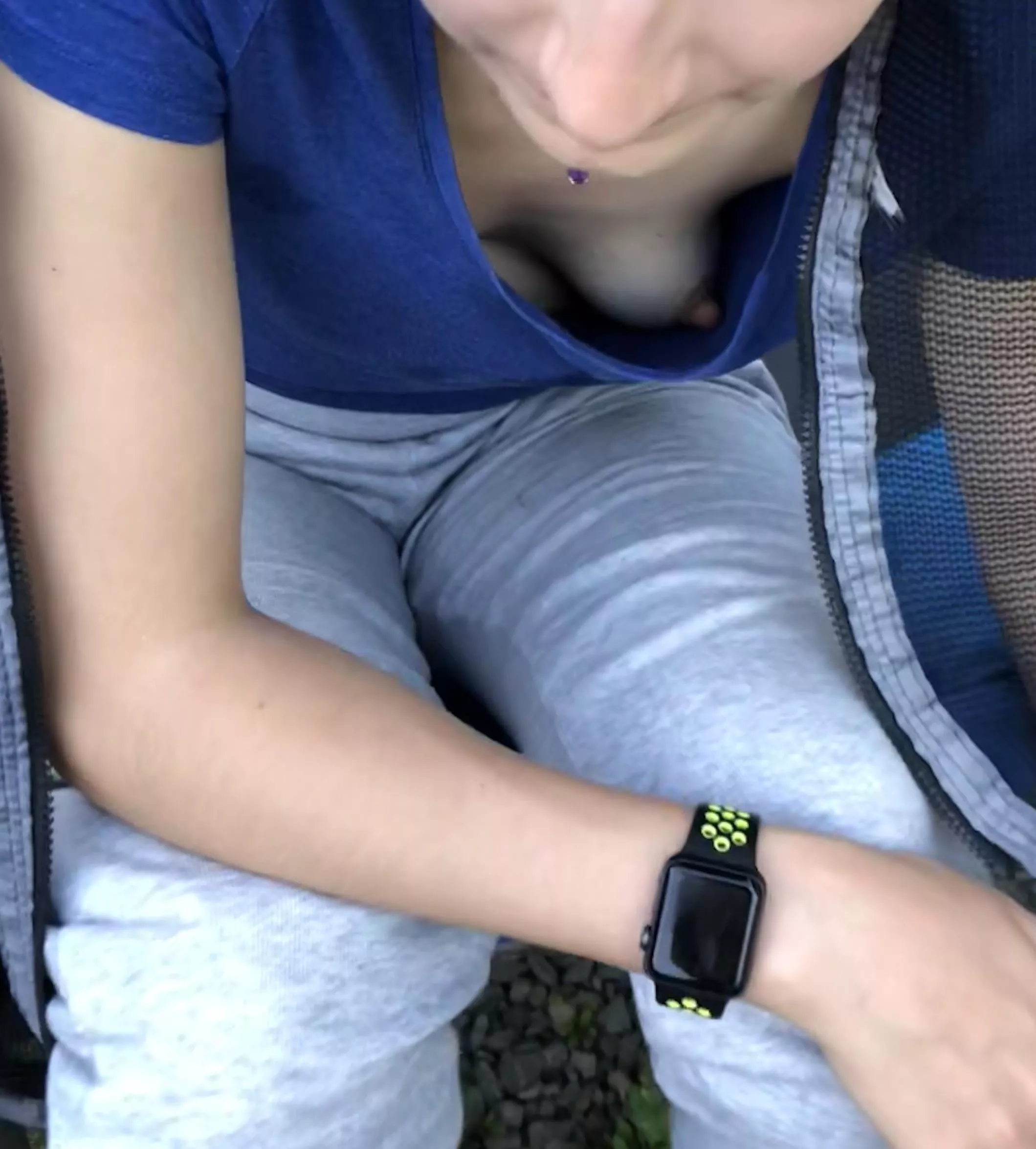 Go out of trampoline