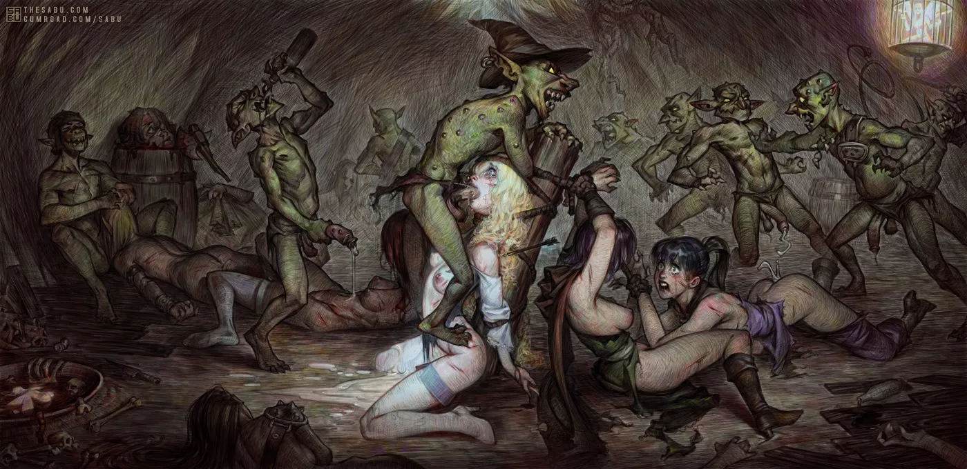 Goblins enjoying the spoils of war (Sabu) Goblins enjoying the spoils of war (Sabu)