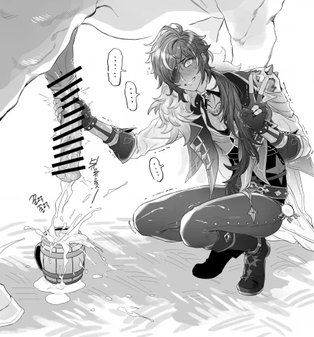 [godwkgodwk] Kaeya is practicing horsecocks