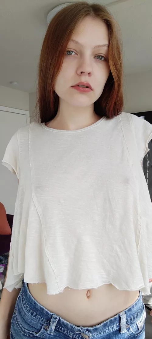 Going braless to a meeting with my