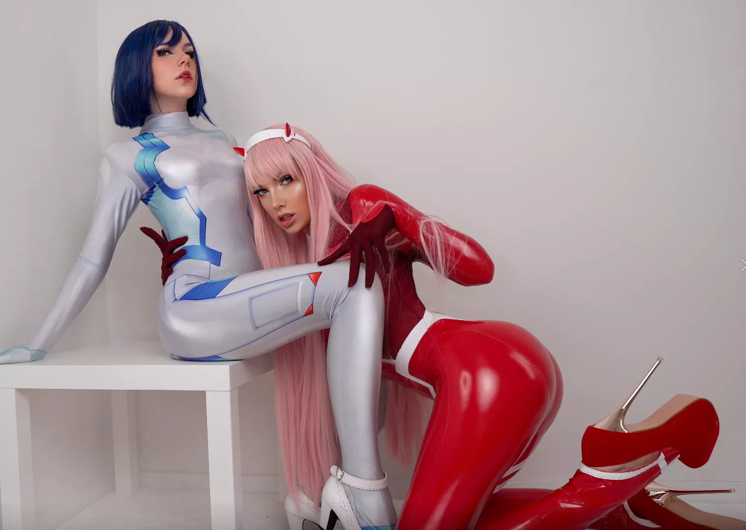 Gonna join us for valentines day? What would you do? Ichigo by x_nori_ [Self] and 02 by Milkimind from Darling in the franxx
