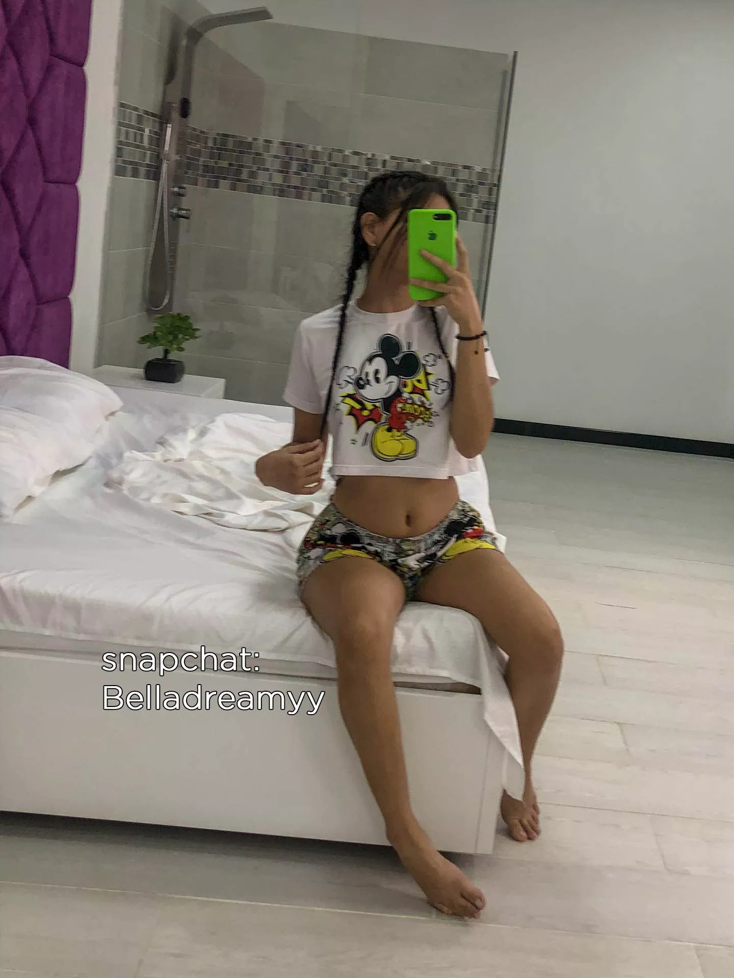 Good girl with bad habits.