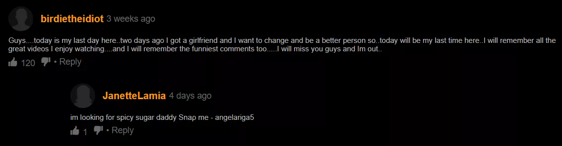 Good luck birdietheidiot... I think JanetteLamia is really gonna miss you Good luck birdietheidiot... I think JanetteLamia is really gonna miss you