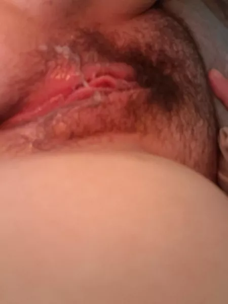 Good morning 😛 snapped this when he wasn't looking. Now laying in bed with a plug in to keep it all in. Good morning 😛 snapped this when he wasn't looking. Now laying in bed with a plug in to keep it all in.