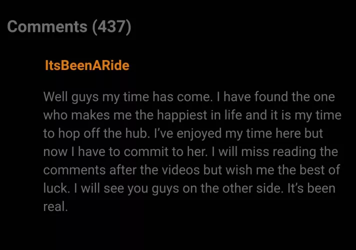 Goodbye, friend...
