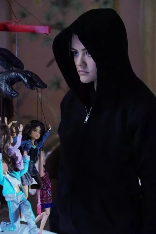 Gorgeous girl in ‘A’ hoodie!