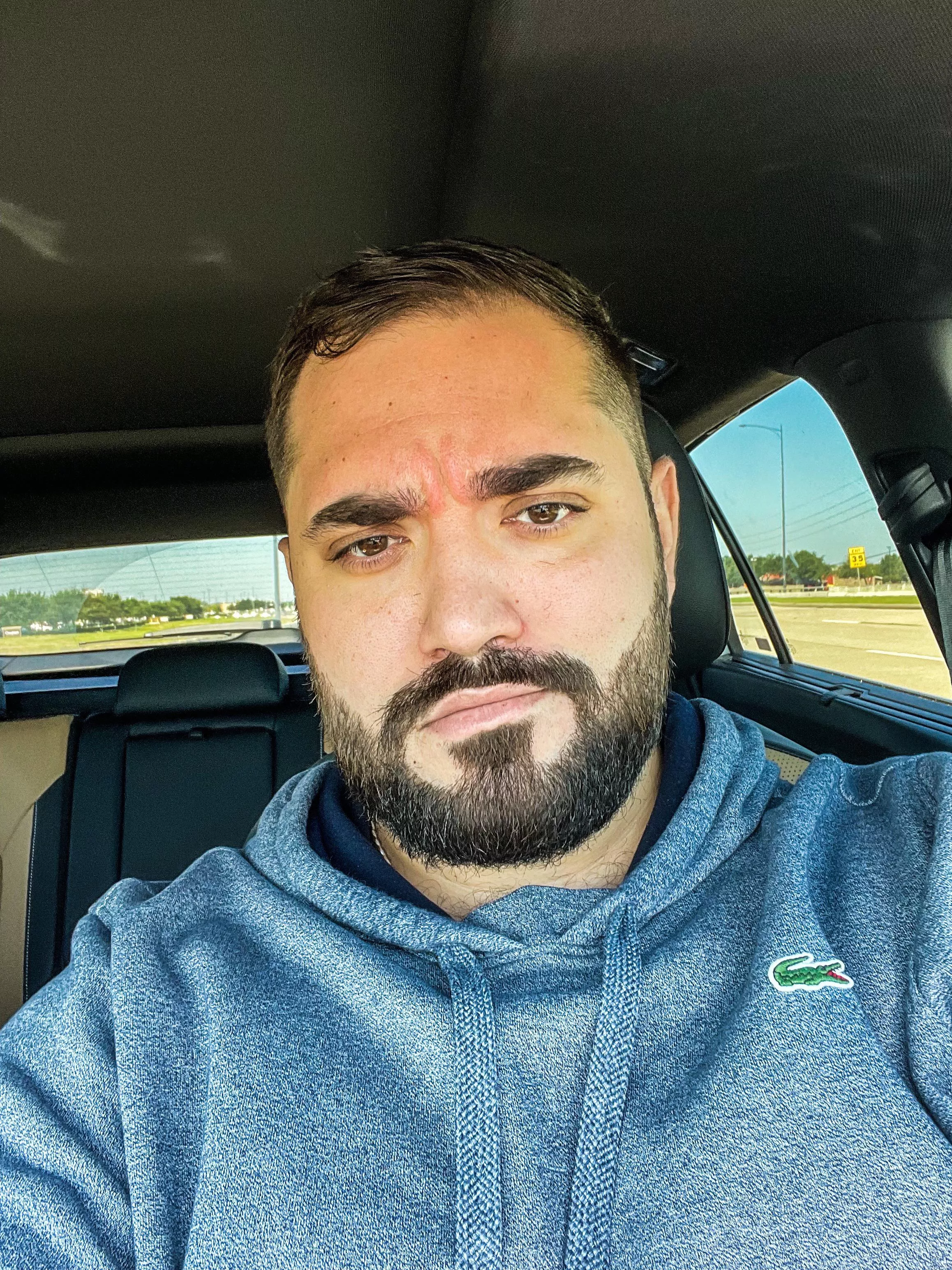 Got a haircut today. Sorry for the runway cut hairs. 😂