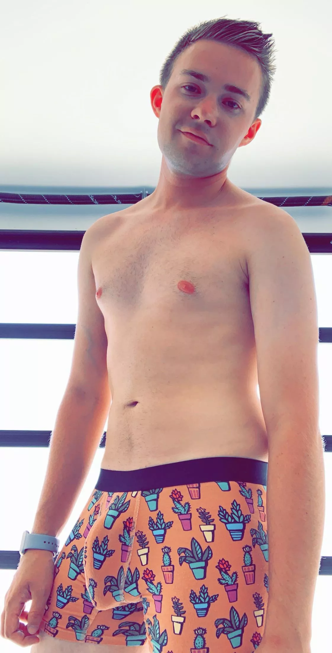 Got a little hot working in the garage, had to strip to my undies Got a little hot working in the garage, had to strip to my undies