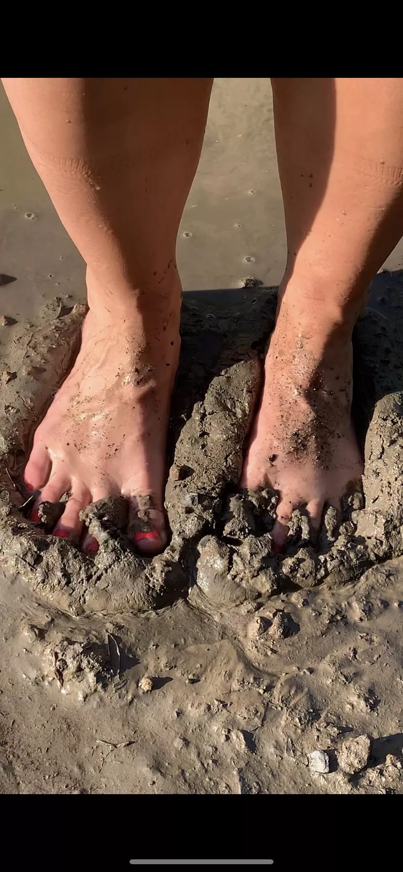 Got a little mud between my toes today π Got a little mud between my toes today π