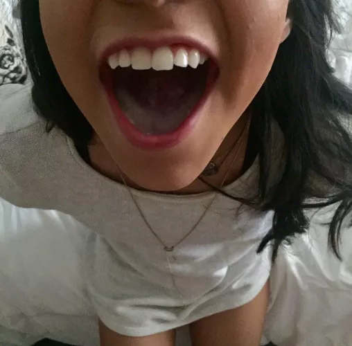 Got a mouthful! Got a mouthful!