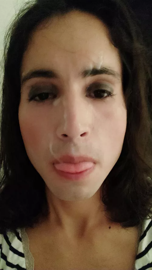 got a nice facial last night got a nice facial last night