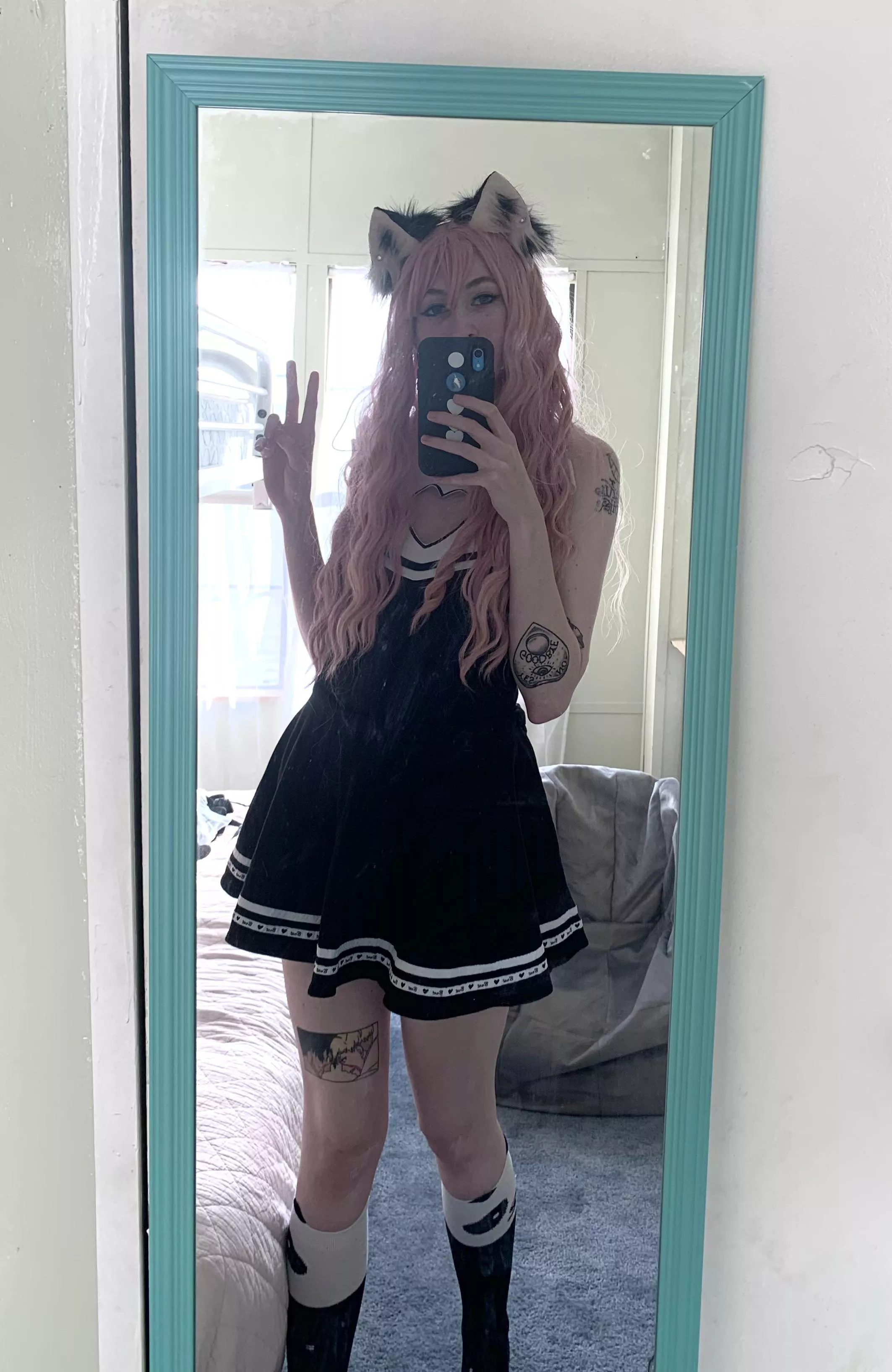 Got all dressed up today;3