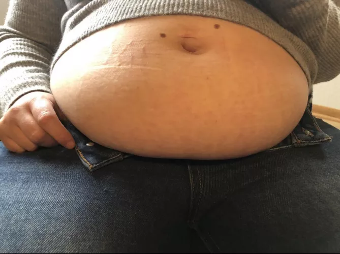 Got asked if I was pregnant again today, response…“nope I’m just fat” starting to hang more and more