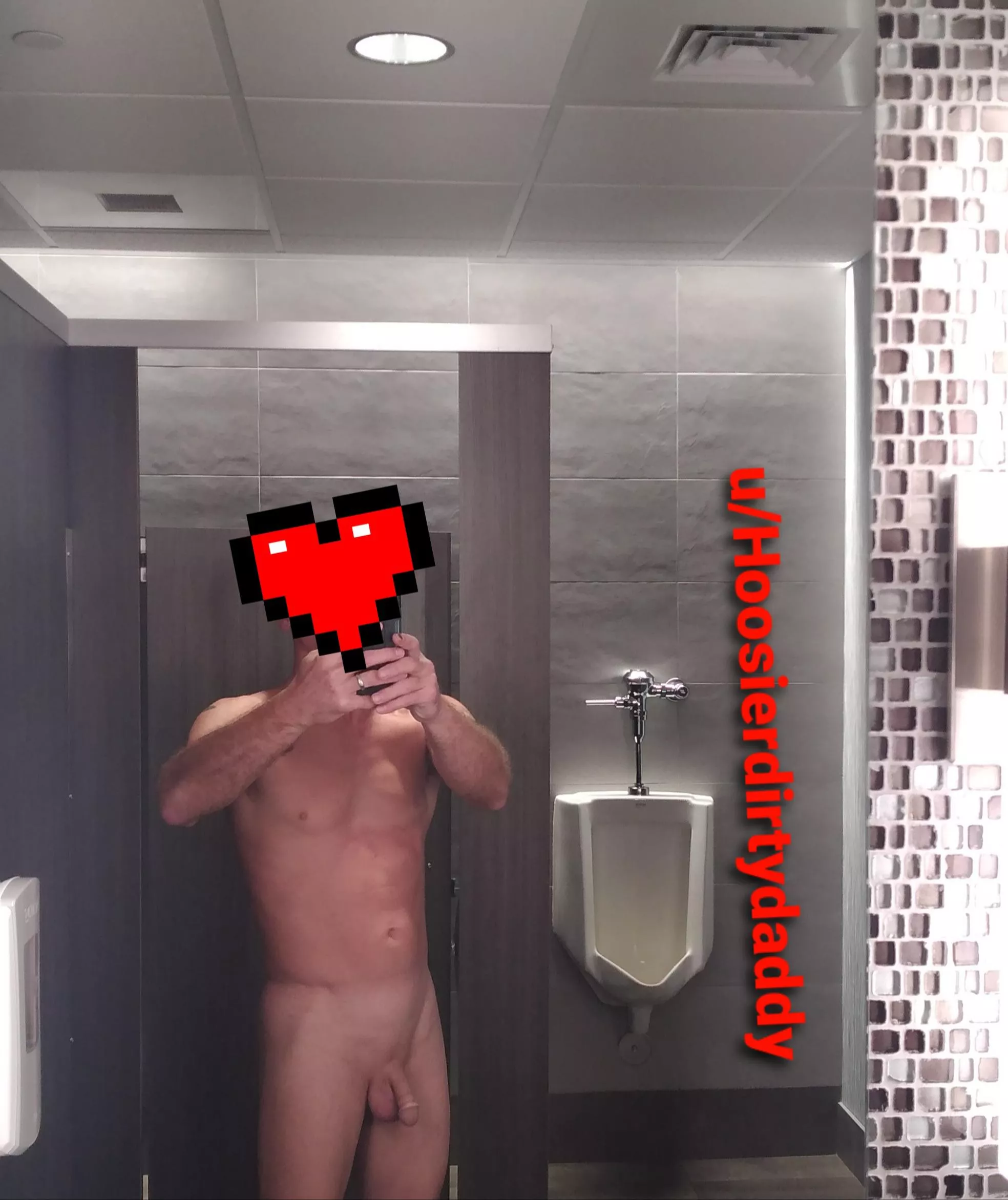 Got brave in the restaurant bathroom (M) Got brave in the restaurant bathroom (M)