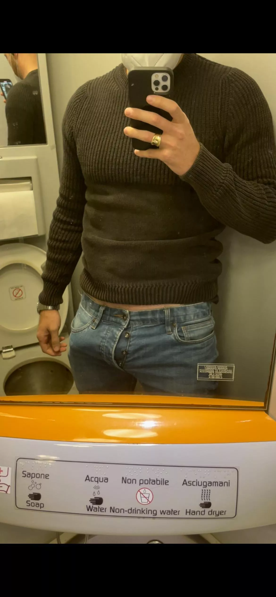 Got horny on the train returning from my ski trip and got creative - video of the problem solving aftermath coming soon!