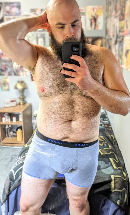 Got in a good workout but damn I need a shower. ๐ฅต