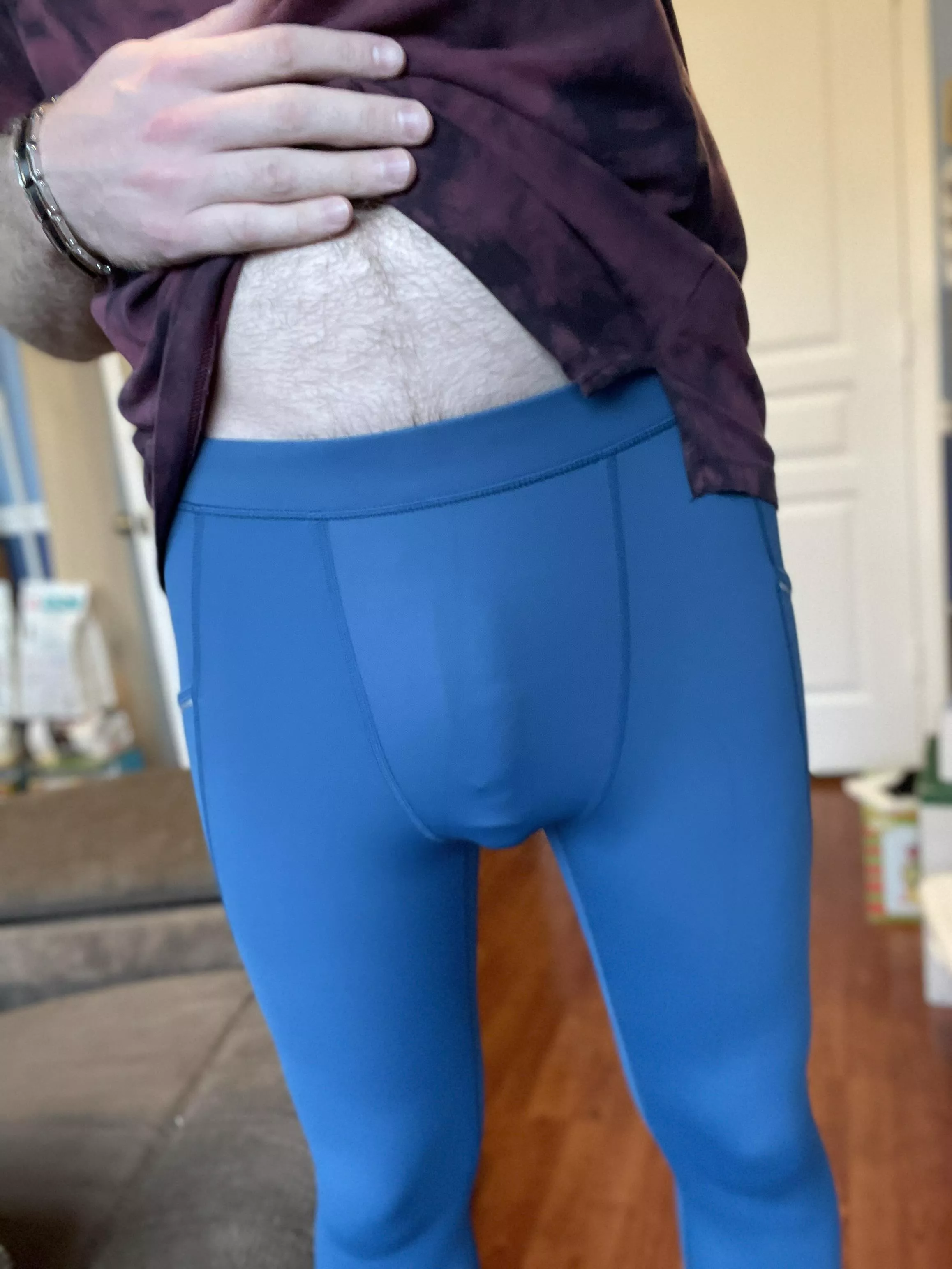 Got my first pair of leggings! Think I should wear underwear underneath if I’m going out?