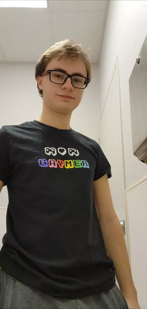 Got my nintendo direct shirt on today