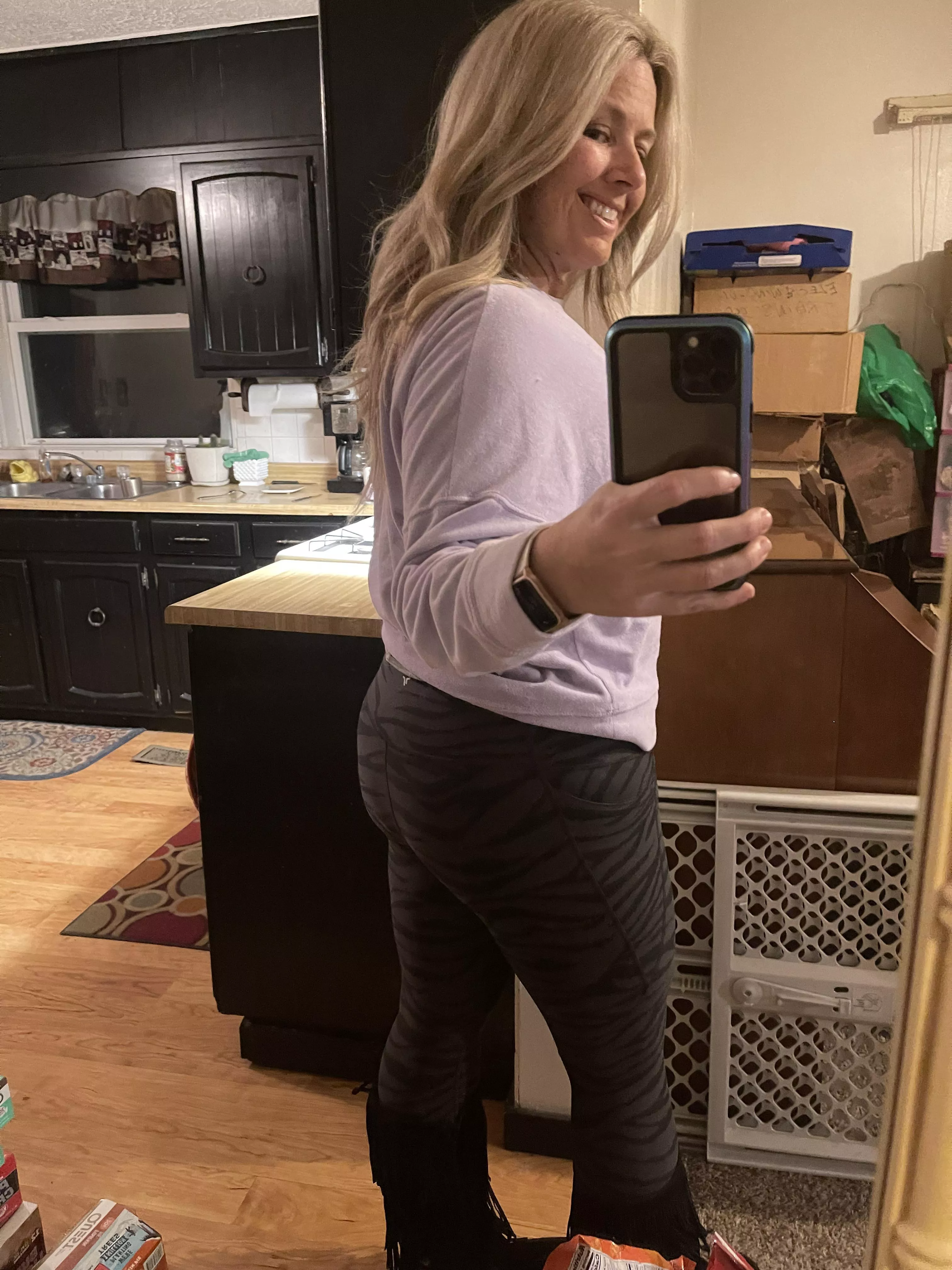 Got some new zebra workout pants and I think i love them