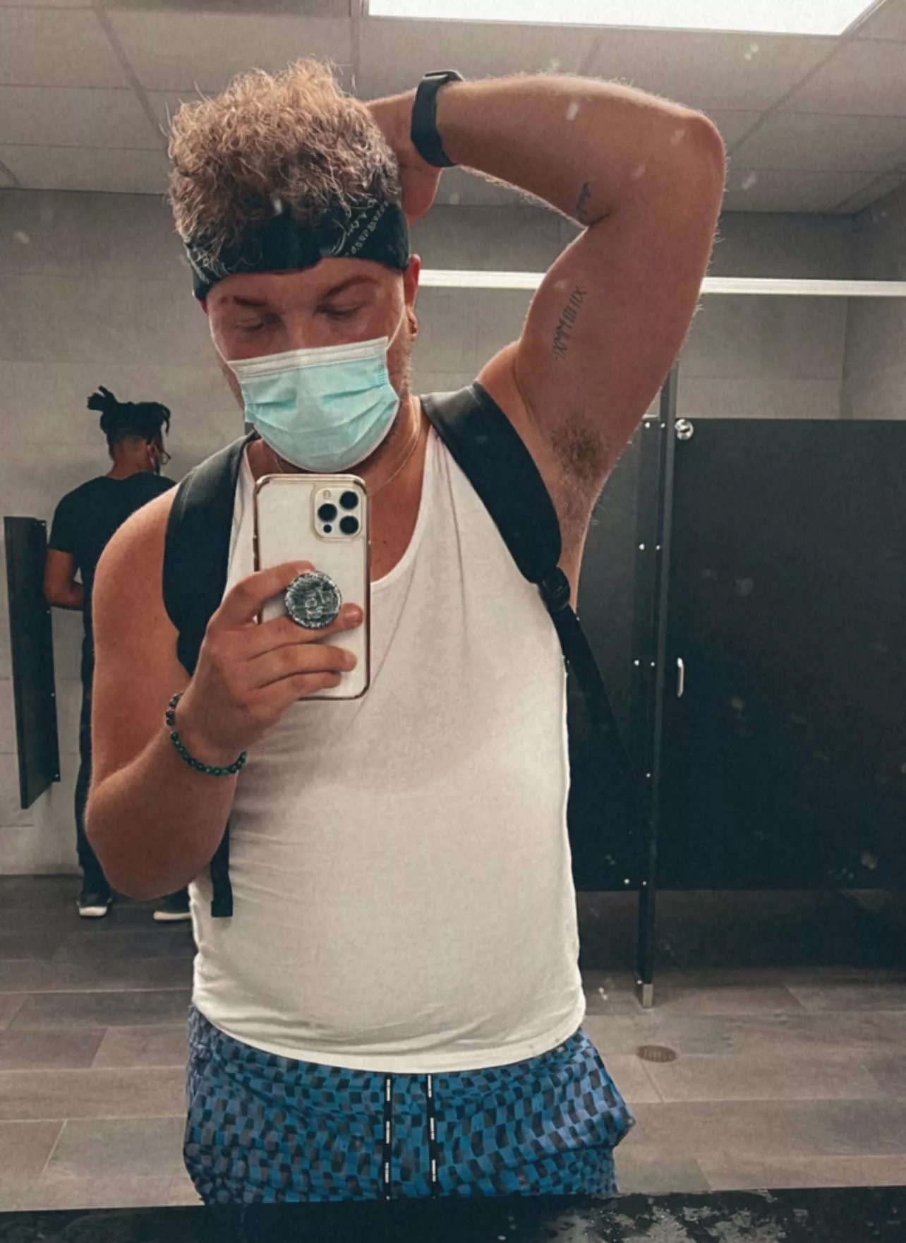 Got sweaty today at the gym 😜💦