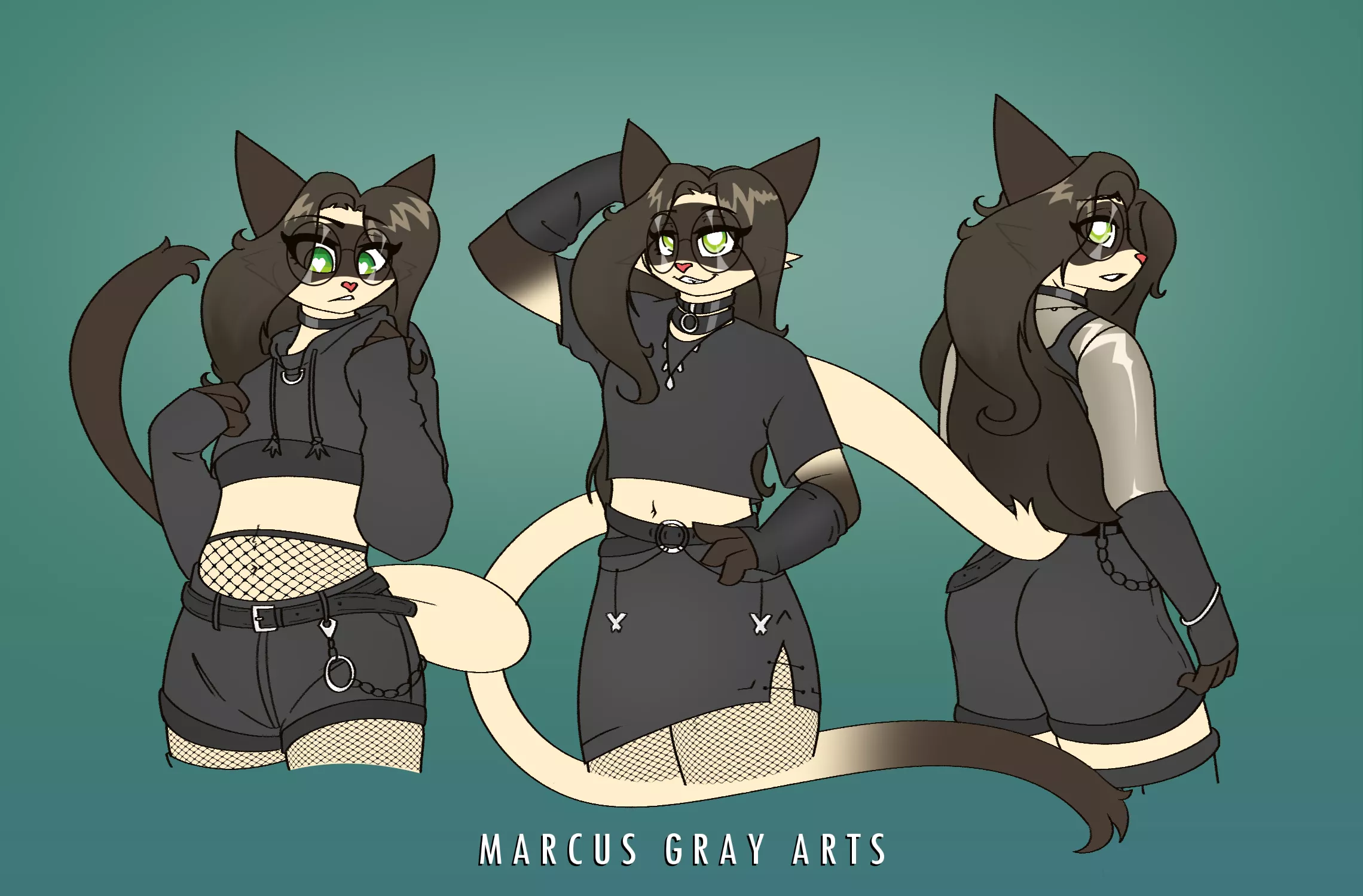 Goth Fio, art and character by me