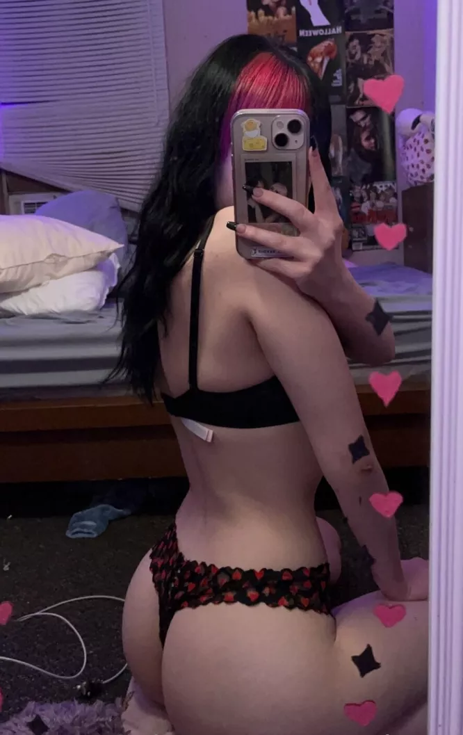 Gothic girl trying to impress you