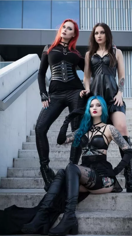 Goths (order: top left, top right, then bottom) Goths (order: top left, top right, then bottom)