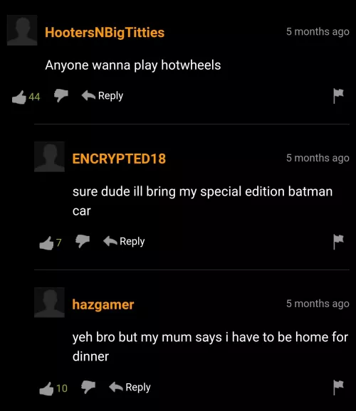 Gotta listen to mum