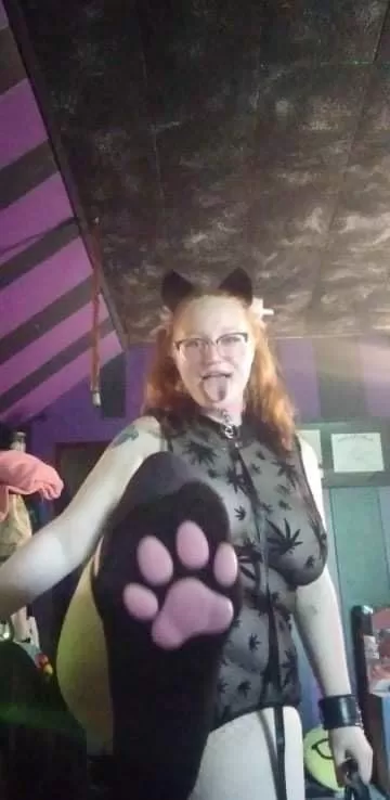 Grab my leash !! 🐈‍⬛💗