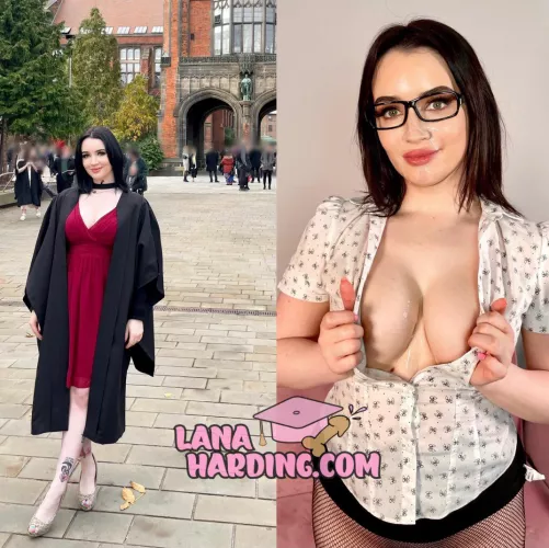 Graduated university β
 Became a cumslut β