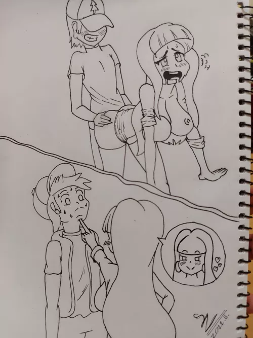 Gravity Falls - a hand made drawing. Hope you guys like it!