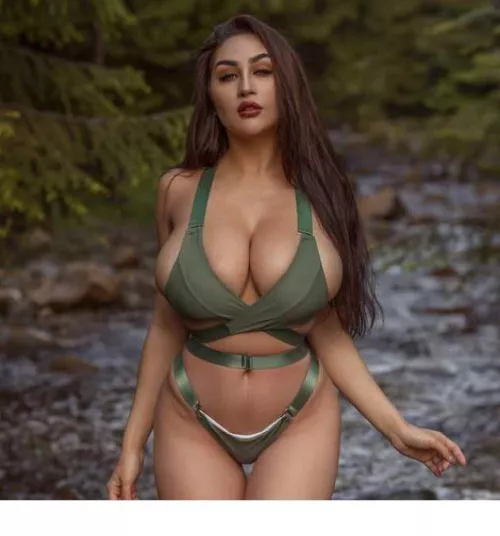 Green bikini