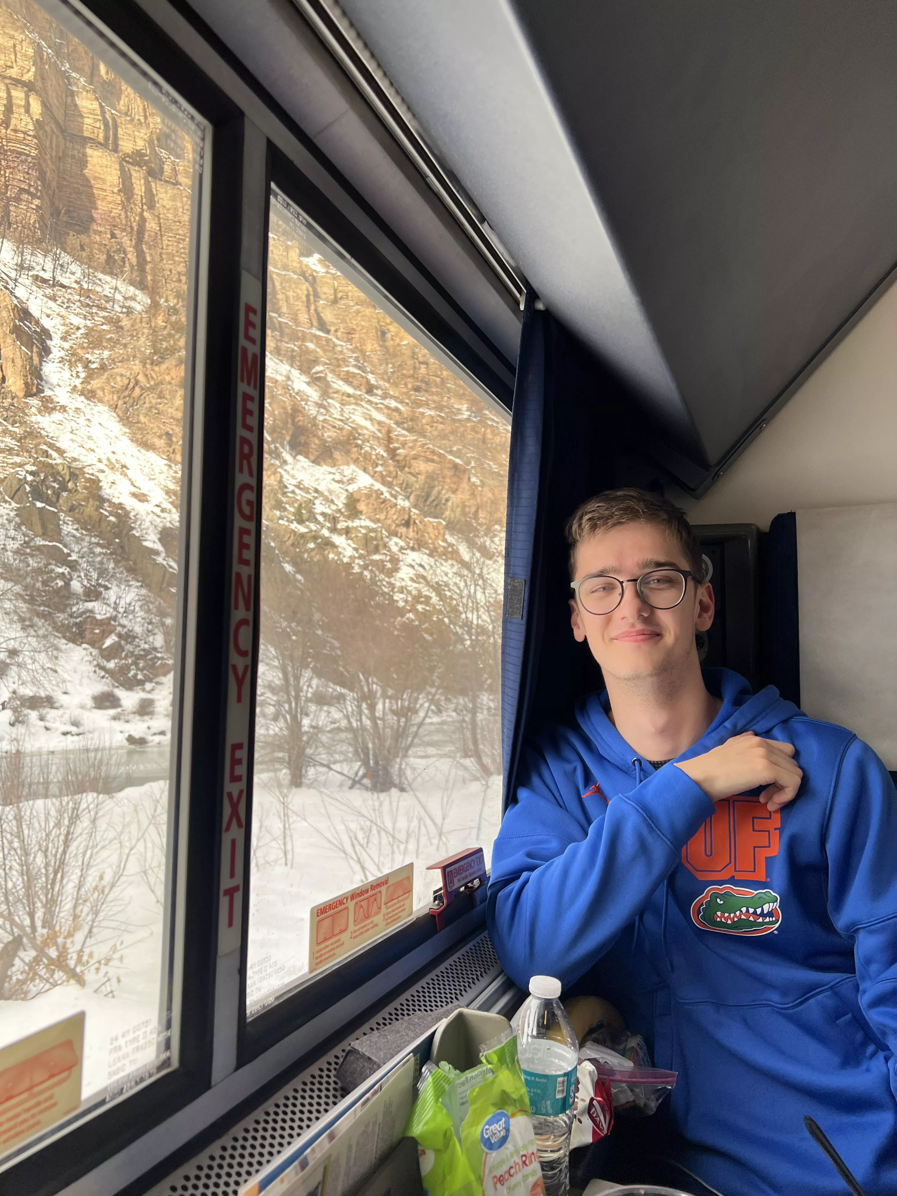 Greetings from my train journey through the US 🚂