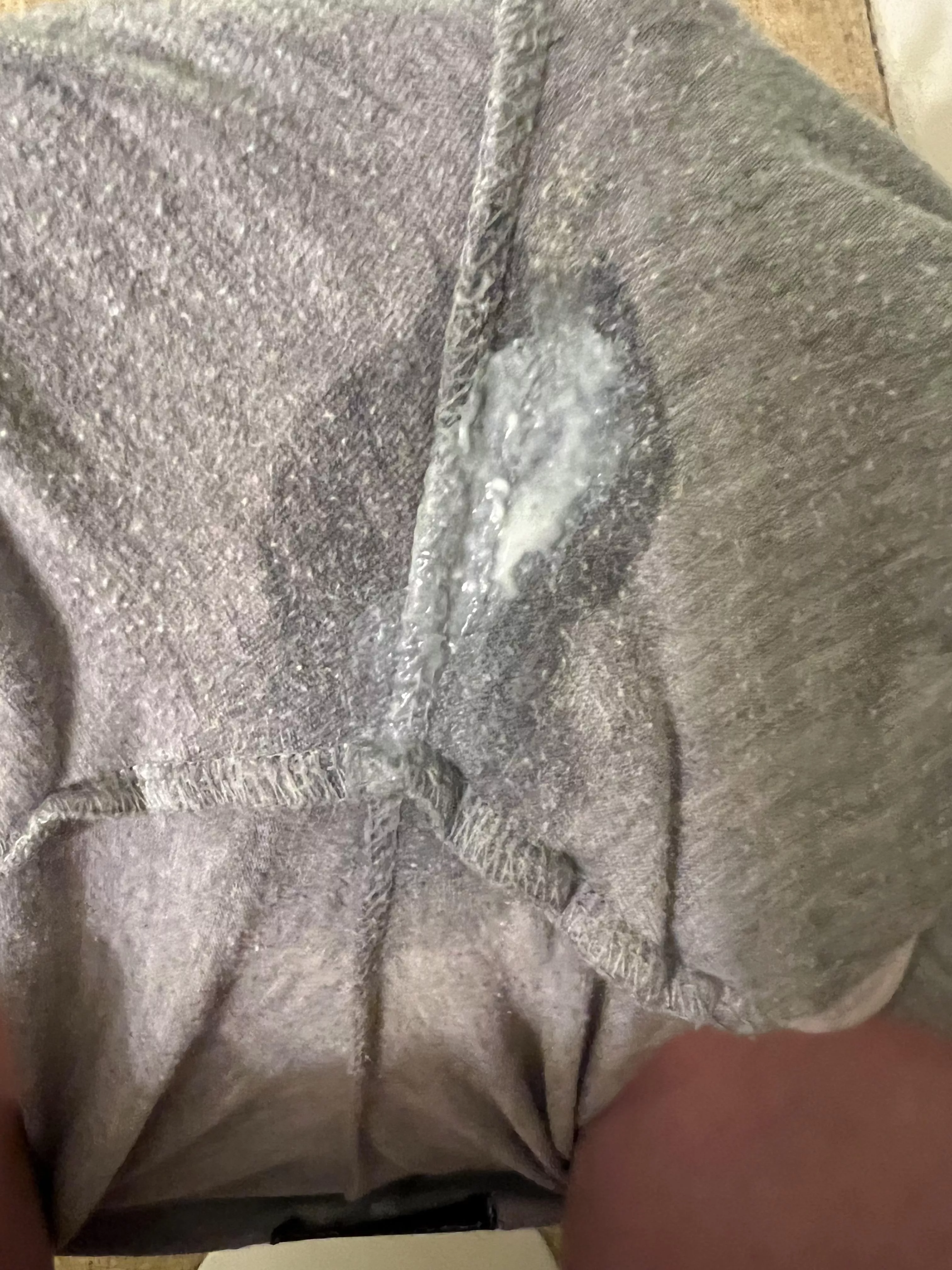 Grey shorts are a little messy now 🙈oops Grey shorts are a little messy now 🙈oops