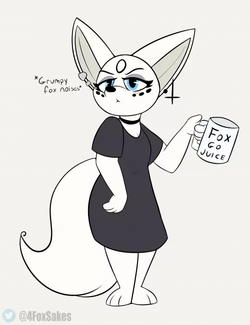 Grumpy floof (4FoxSakes)